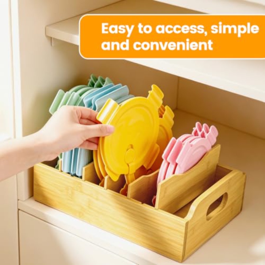 Paquete de 2 organizadores de  - Food Storage With Lids reseña y precio
