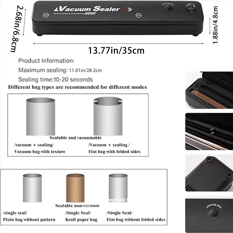 Máquina Selladora al Vacío de  - Food Storage Machine reseña y precio