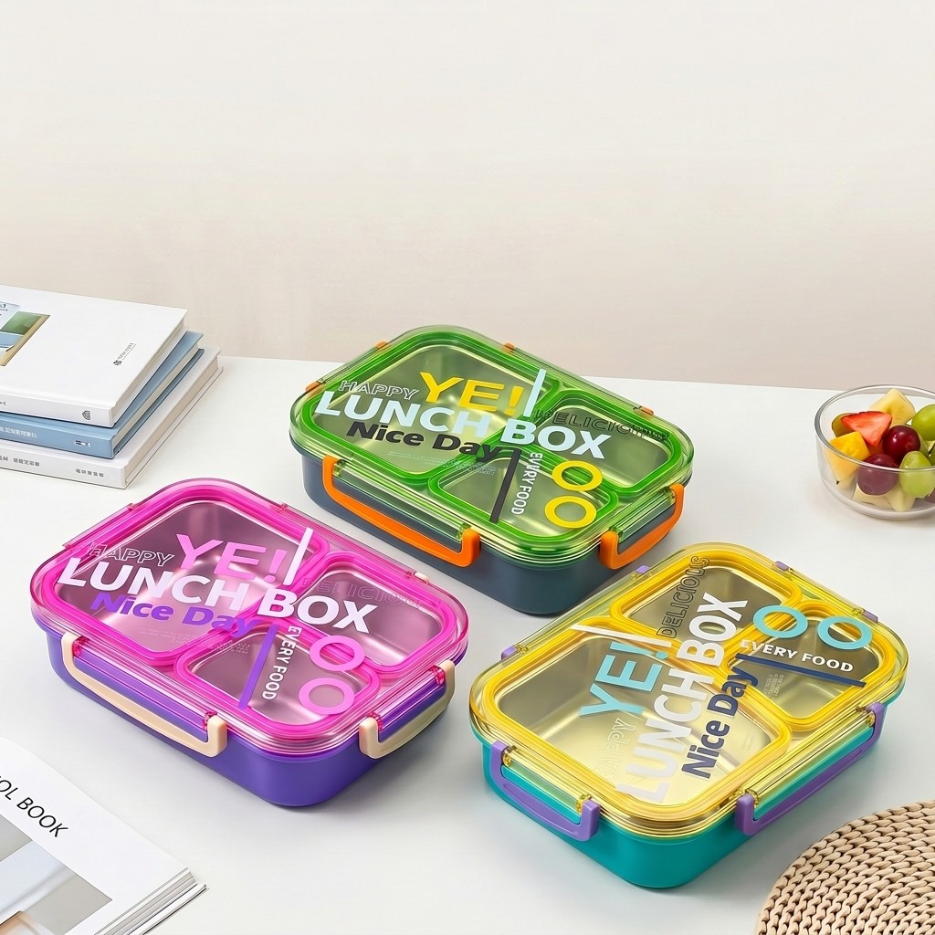Lonchera Bento de Acero Inoxid - Food Storage With Dividers reseña y precio