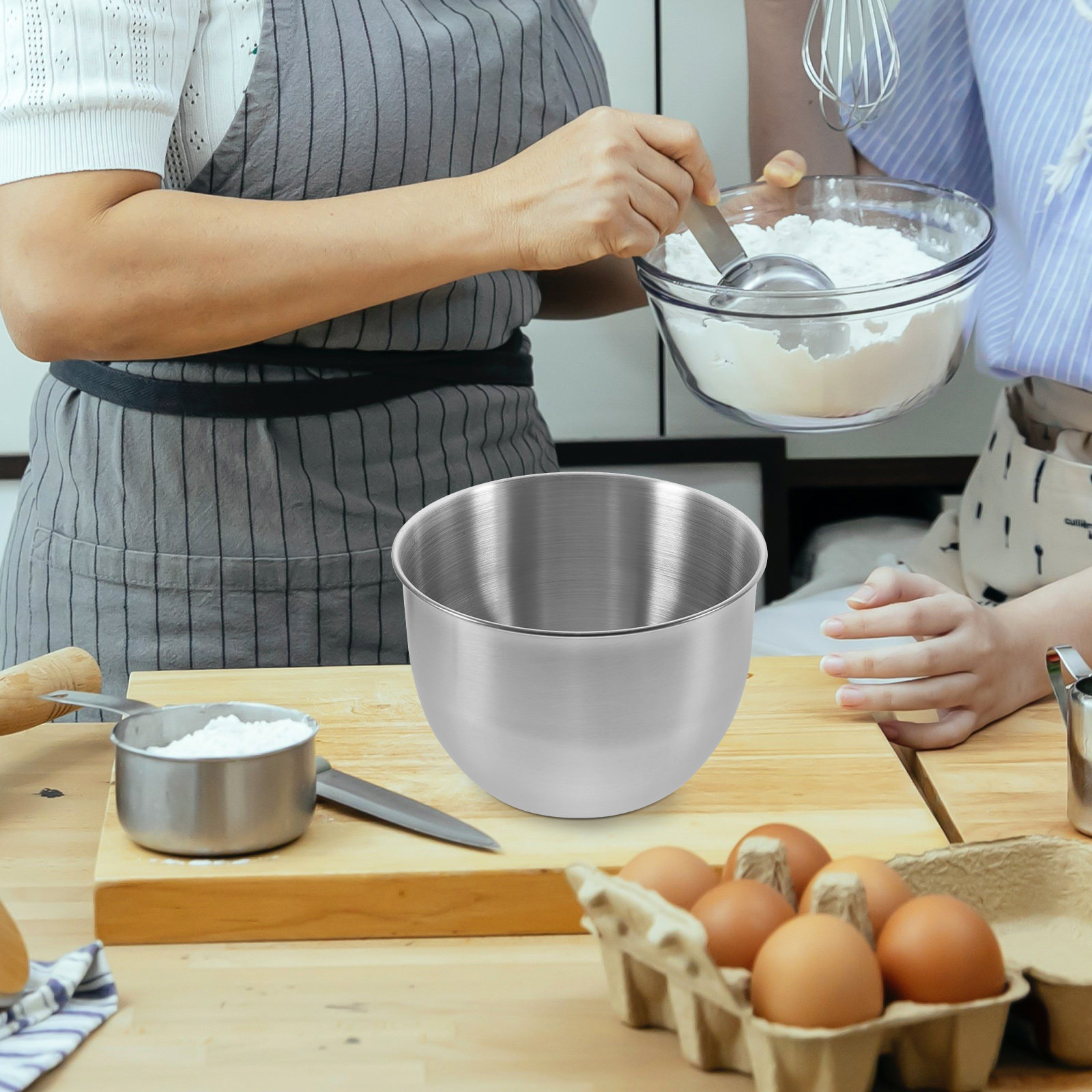 Tazón de mezcla de acero inoxi - Food Storage In Stainless Steel reseña y precio