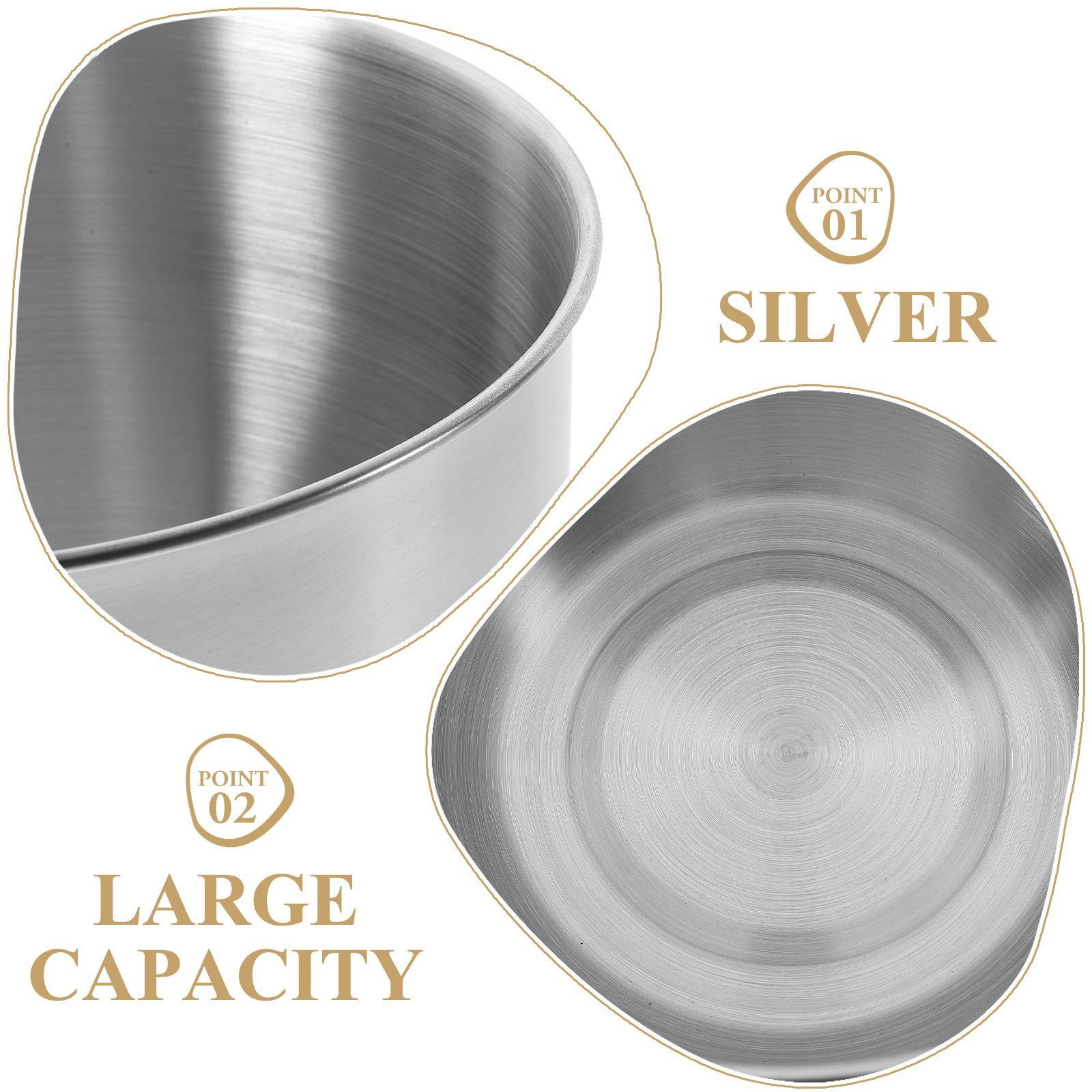 Tazón de mezcla de acero inoxi - Food Storage In Stainless Steel reseña y precio