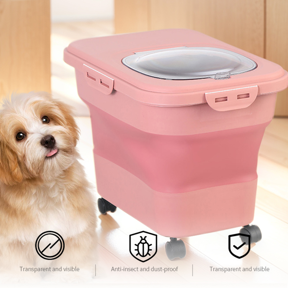 Caja de comida seca plegable p - Food Storage With Wheels reseña y precio