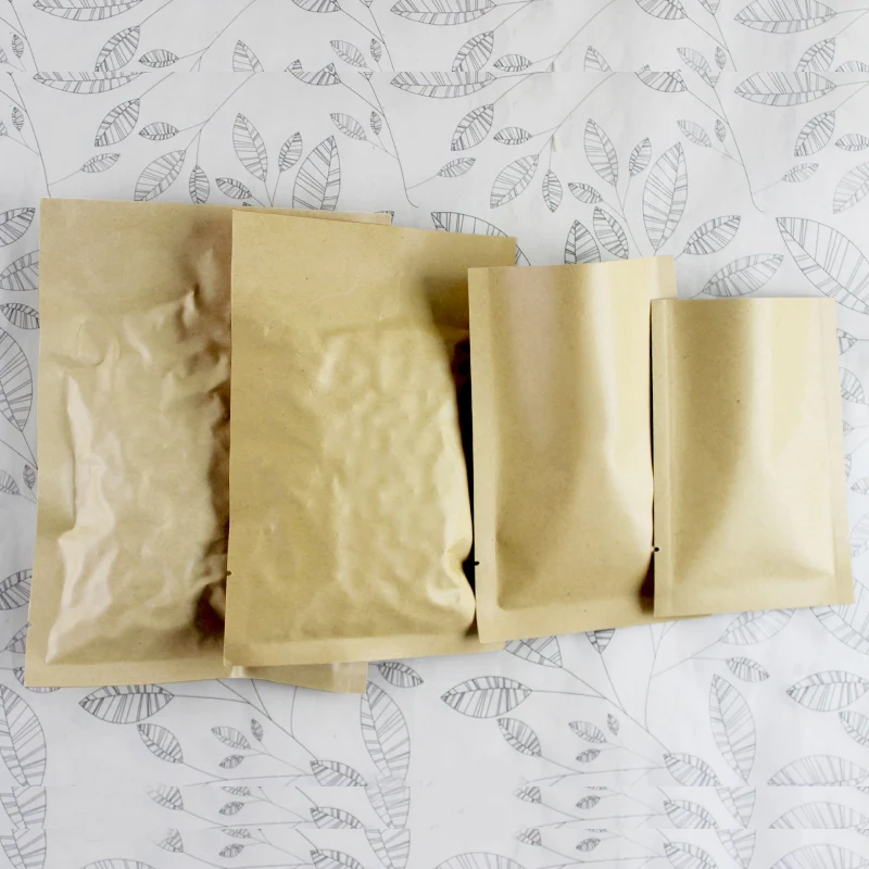 100 unids/lote 11*16cm papel K - Food Storage In Mylar Bags reseña y precio