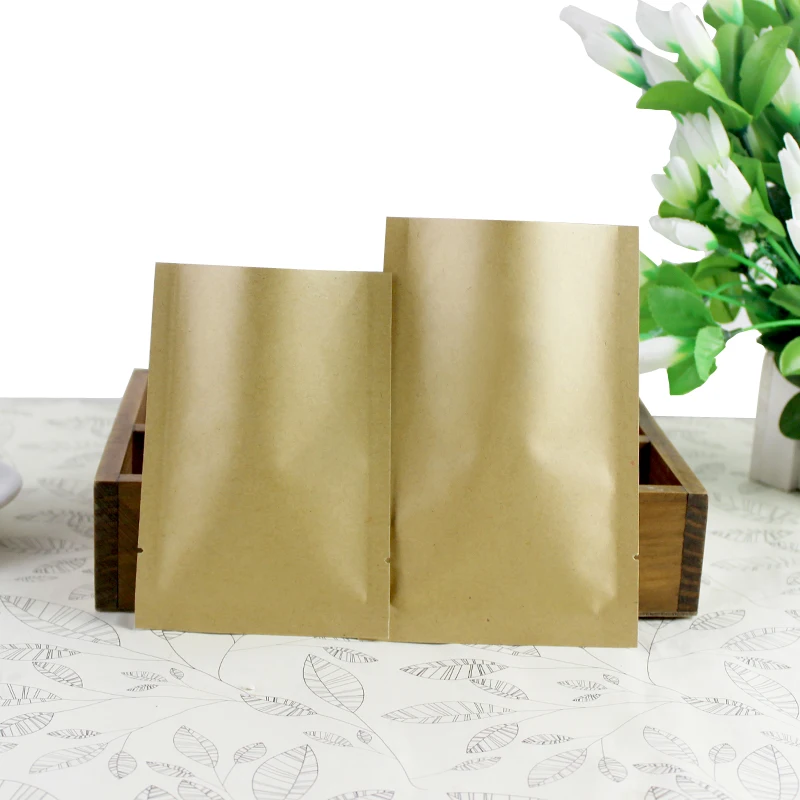 100 unids/lote 11*16cm papel K - Food Storage In Mylar Bags reseña y precio