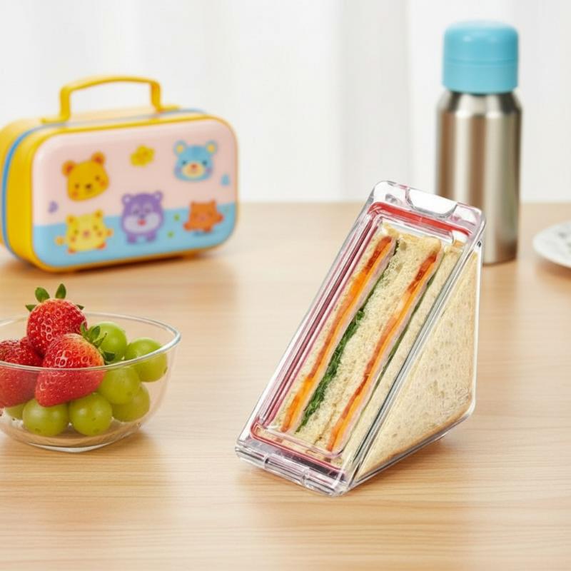 Porta Sándwiches Triangular Tr - Food Storage Non Toxic reseña y precio