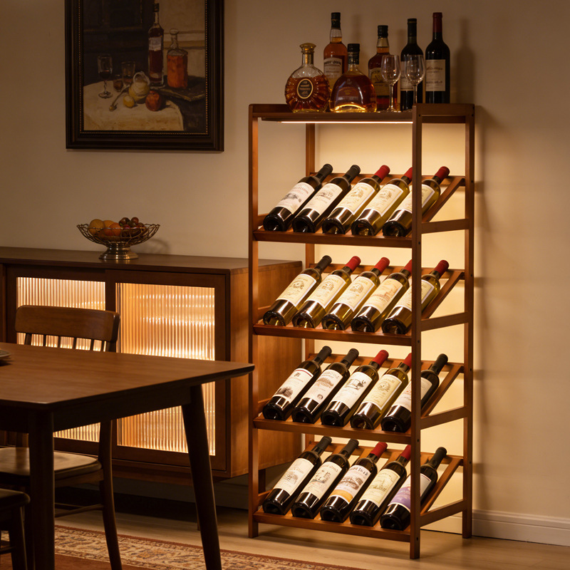 Estante para vinos de lujo, es - Food Storage In Cabinets reseña y precio
