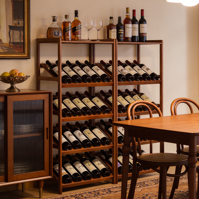 Estante para vinos de lujo, es - Food Storage In Cabinets reseña y precio