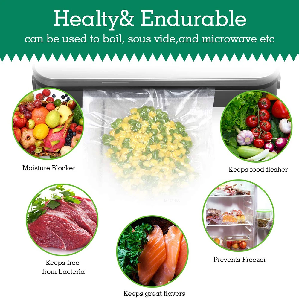 Bolsas en rollo Sous Vide para - Food Storage Machine reseña y precio