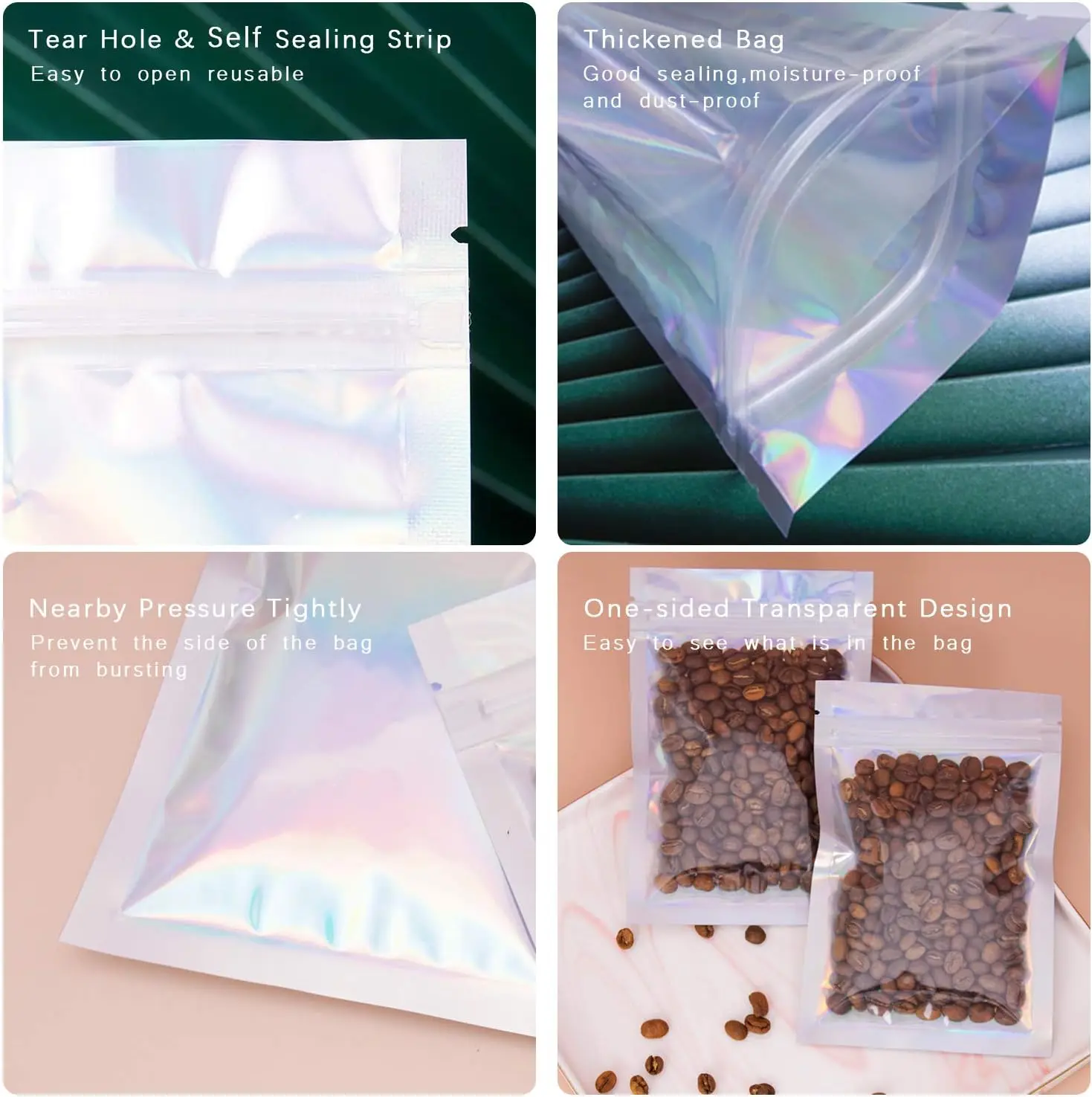 Bolsas de Mylar arcoíris holog - Food Storage In Mylar Bags reseña y precio