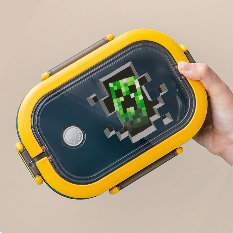 Lonchera Bento con Diseño de M - Food Storage Minecraft reseña y precio