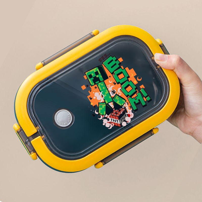 Lonchera Bento con Diseño de M - Food Storage Minecraft reseña y precio