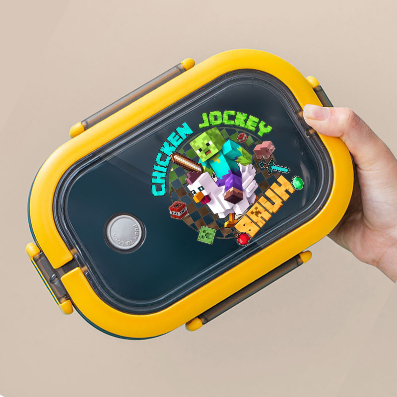 Lonchera Bento con Diseño de M - Food Storage Minecraft reseña y precio