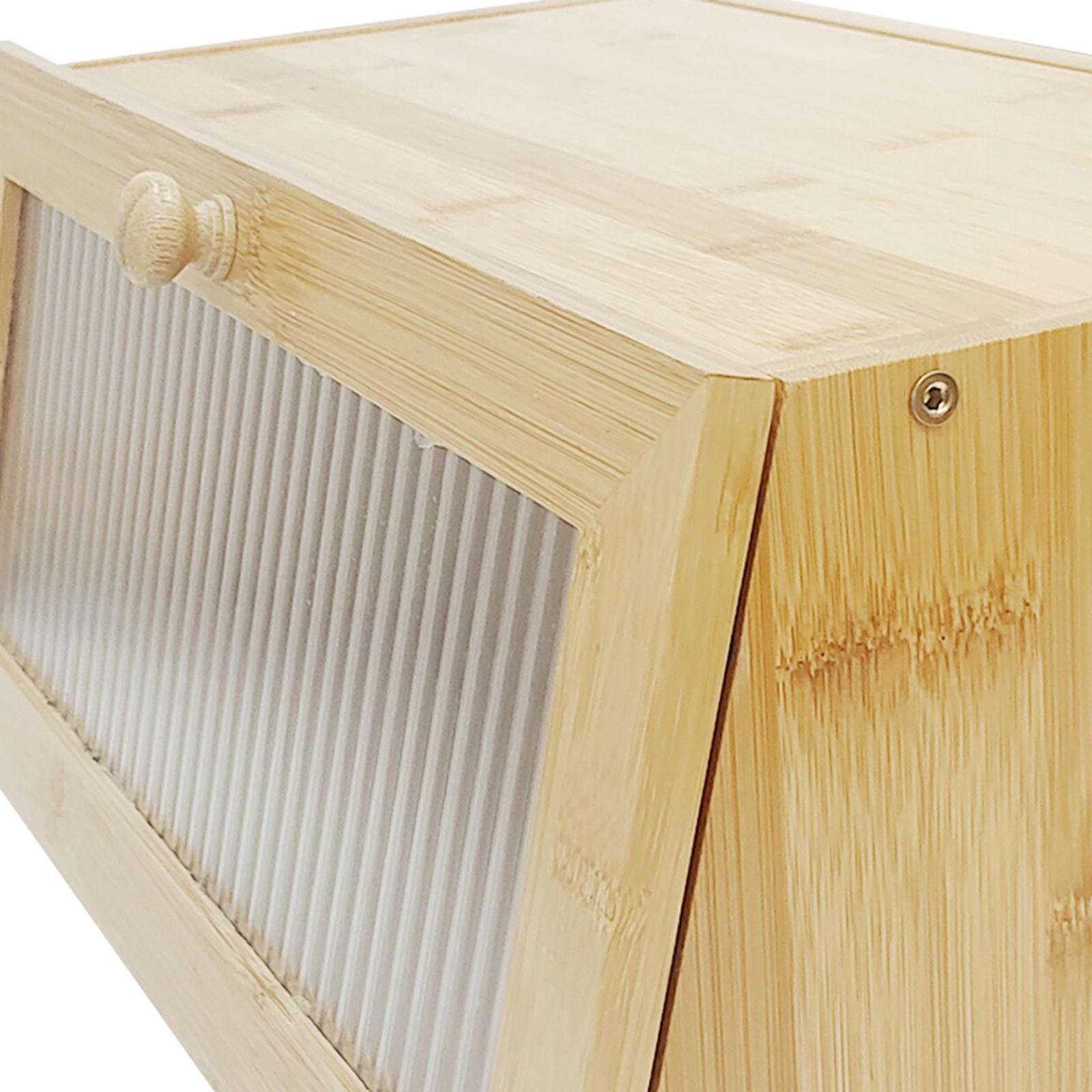 Panera Rectangular de Bambú co - Bread Box Bamboo reseña y precio