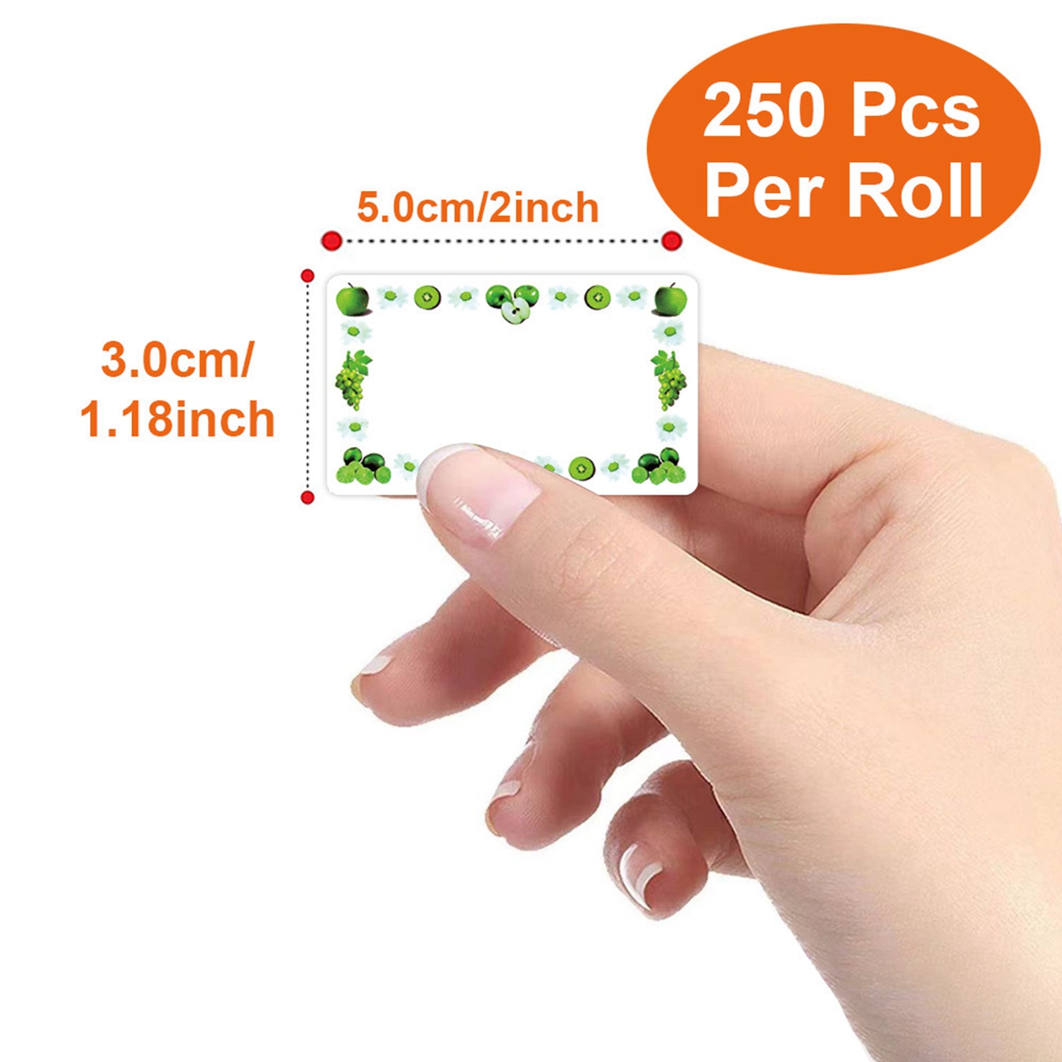 250 Etiquetas Rectangulares pa - Food Storage Utensils reseña y precio